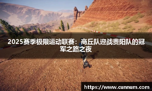 2025赛季极限运动联赛：商丘队迎战贵阳队的冠军之路之夜